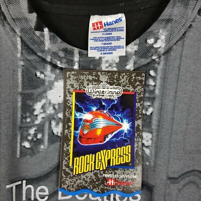 Vintage Winterland The Beatles All Over Print Double Sided TShirt