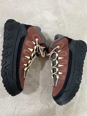 UGG CapTrail High Trainer Sneakers Red Jasper Trail Shoes 1161831 Womens Size 8
