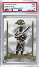 2003 Donruss Timeless Treasures 621/900 Babe Ruth #10 PSA 9 MINT HOF 1j6