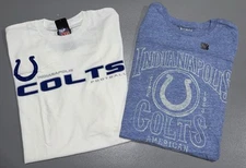 Combo Lot of 2 Men’s Junk Food & NFL Indianapolis Colts Short-Sleeve Tees 2XL