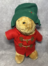 Vintage Sears Paddington Bear Plush Teddy 1994 Christmas Ornament Original Tag