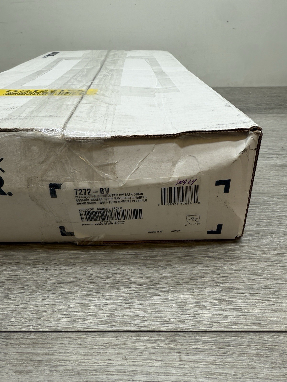 Kohler K-7272-BV Clearflo 1-1/2" Tub Drain Kit - with Overflow Bronze *READ*