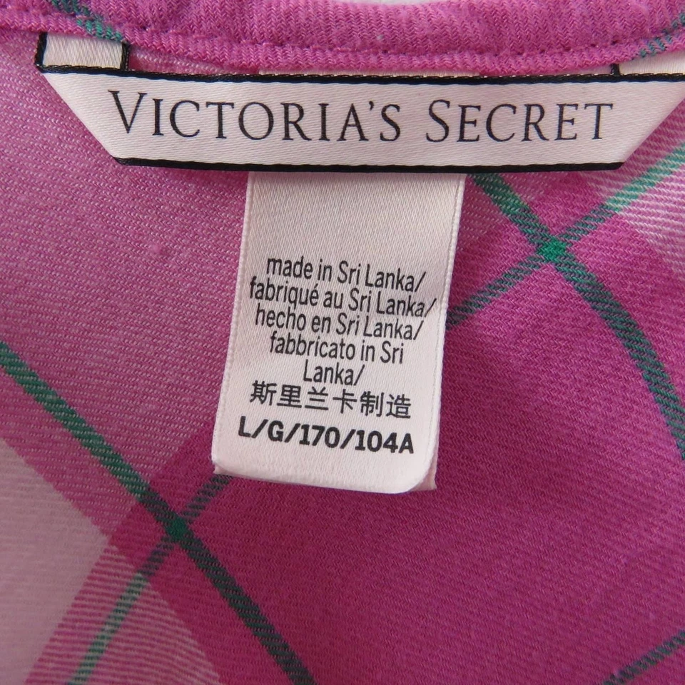 Y2k Victoria's Secret Rosa Cuadros Correa de Espagueti Lencería Encaje Mini Vestido Grande Foto 3 de 4