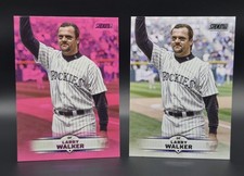 Larry Walker 2025 Topps Stadium Club PINK #36 + Base HOF