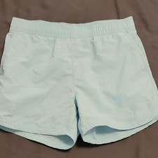 Columbia PFG kids activewear Shorts Light Blue no lining Size 10/12 kids M