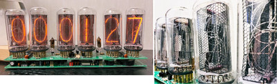 Authentic IN-18 Nixie Tube Clock Steins Gate Divergence Meter Tube Retro Rare