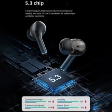  Earbuds M1 BT 5.3 Earphone Wireless Headphones Earbuds ENC Call JRMQ