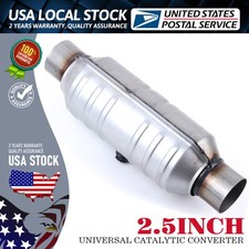 1pc 2.5 Inch Universal Catalytic Converter Body Material Stainless Steel New