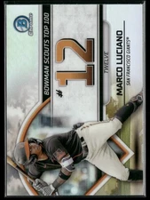 2023 Bowman #BTP-12 Marco Luciano Bowman Scouts Top 100