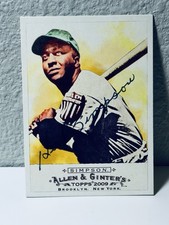 2009 Topps Allen & Ginter #278 Herb Simpson Signed Autograph Negro League Star
