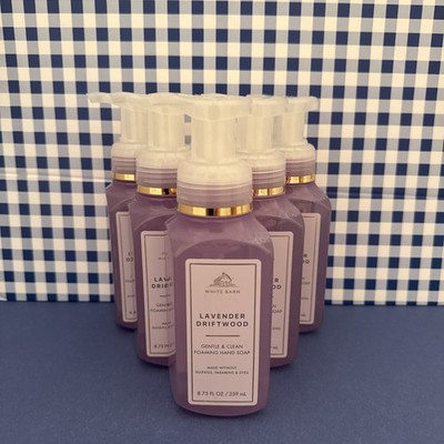 6X ~ Bath Body Works ~ LAVENDER DRIFTWOOD ~ Gentle Foaming Hand Soap