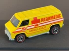 Vintage Hot Wheels Redline 1976 PRISTINE Yellow Paramedic Super Van - BP FRESH!