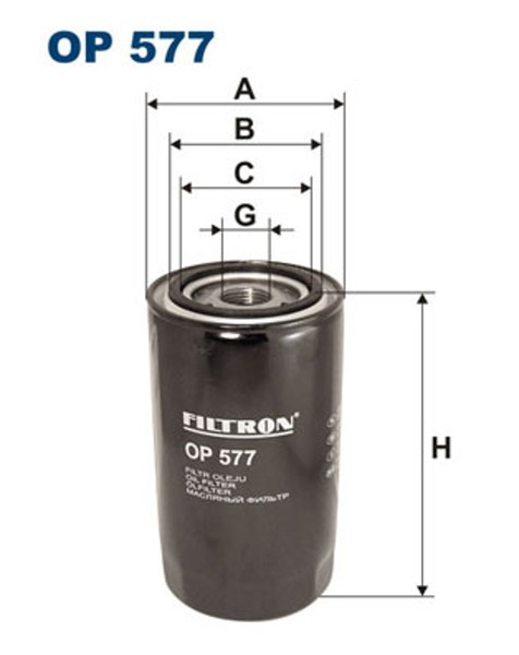 Filtron Hydraulikfilter Automatikgetriebe Op 577 Anschraubfilter FüR Tm F10 New-image