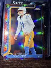Topps Chrome Parallel Cameron Dicker Los Angeles Chargers #162 Football 2025