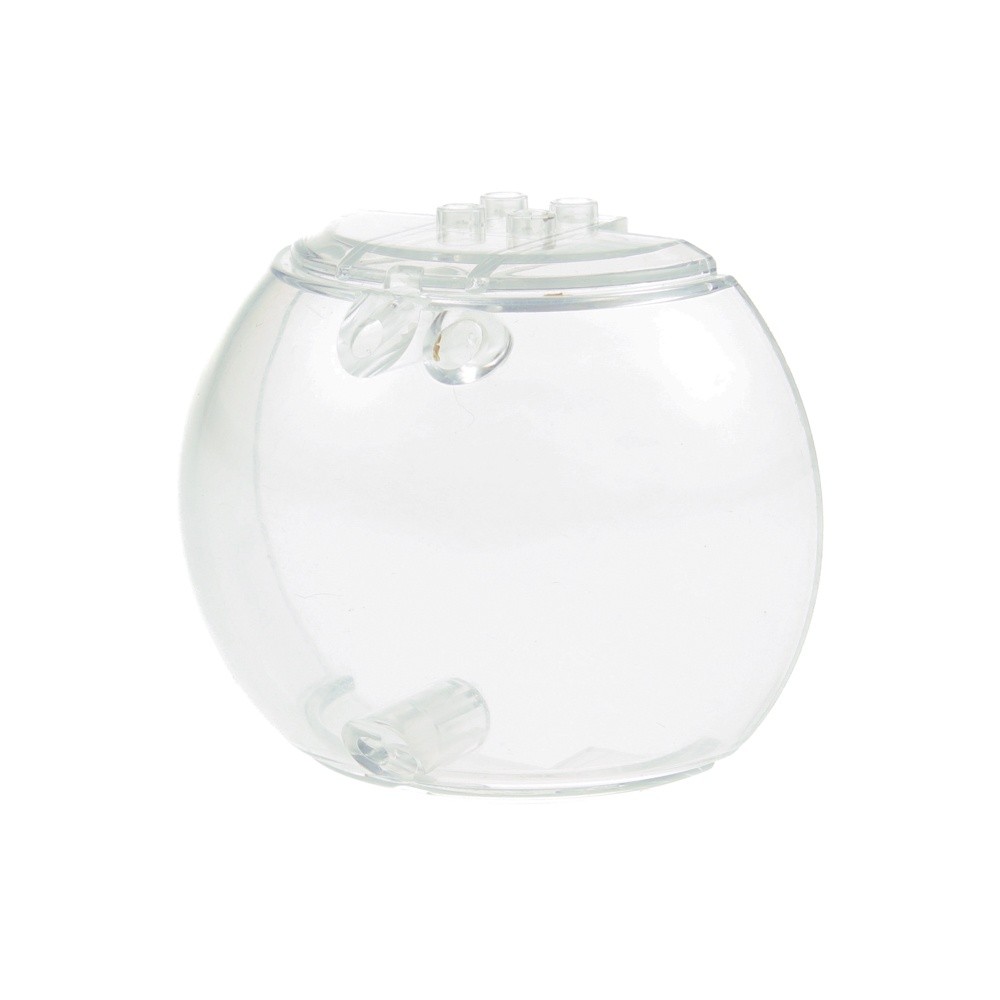 1X Lego Cylinder Hemisphere Half B-Stock Used 9X4X7 Transparent White 20455