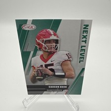 SAGE Low Series 2025 Carson Beck Green Next Level #88 Georgia Bulldogs Football