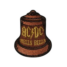 AC/DC Hells Bells Embroidered Iron On Patch - OFFICIAL  30-Z