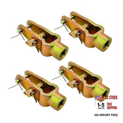 4 PCS Slack Adjuster Double Pinned Straight Clevis Pin Kit with Pins 4 pack