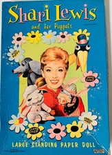 Saalfield "Shari Lewis" Paper Doll 1960 Original Vintage  - 1 Doll + 31 Wardrobe