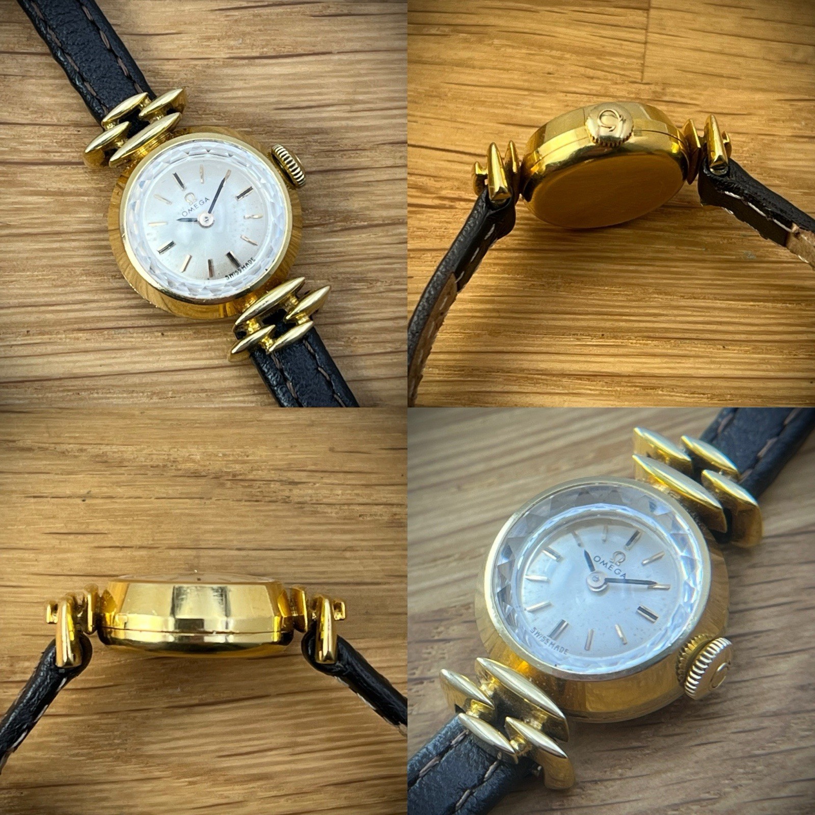 Omega 18ct yellow gold cocktail just