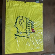 Bill Clinton SIGNED AUGUSTA NATIONAL PIN FLAG JSA ANGC Masters
