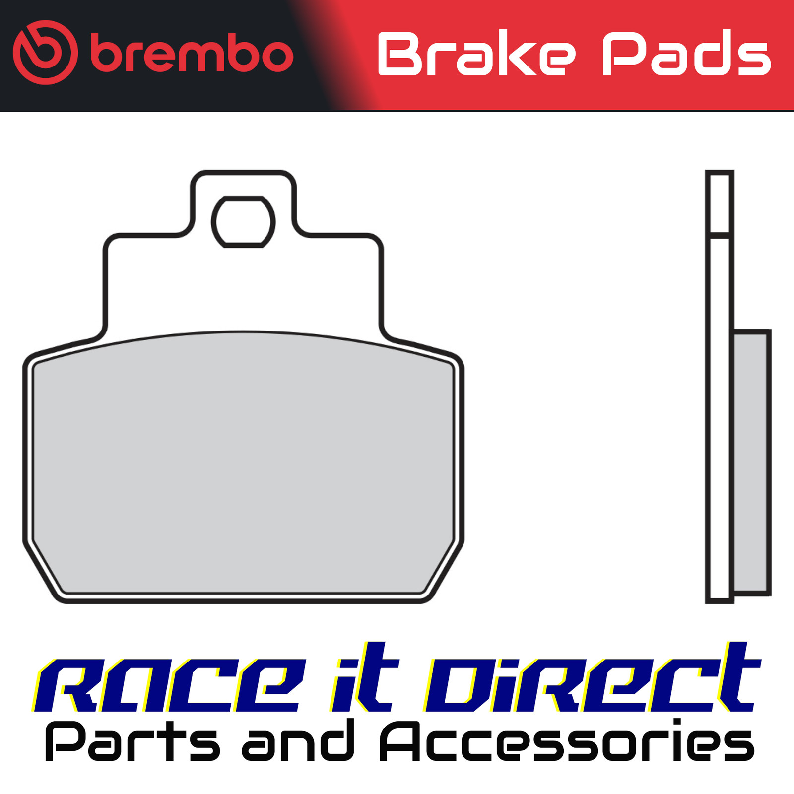 Brake Pads for PIAGGIO MP3 125 2006-2011 Rear Sinter Scoot Brembo - Image 13