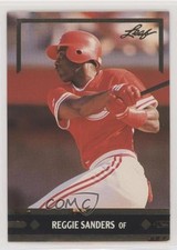 1991 Leaf Gold Leaf Rookies Bonus Reggie Sanders #BC10 2u3