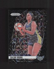 2024 Panini Prizm WNBA #29 Kalani Brown Black Velocity Prizms #/39