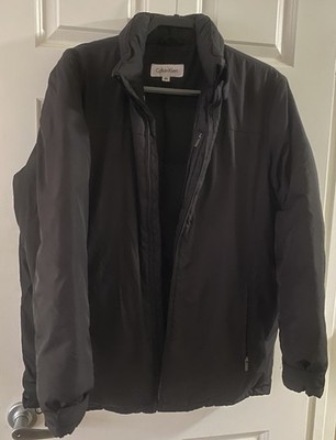Calvin Klein Winter Black Coat Men s Size M Duck Down Water Proof Shell