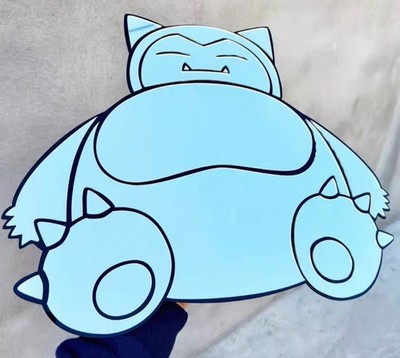 Large Snolax Mirror (40x32cm) Pokemon Sign Selfie Mirrors Wall