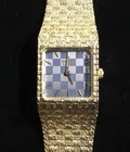 Vintage SEIKO HG6270557 Mens 14K GF Checkerboard Blue Dial Works Great See Desc