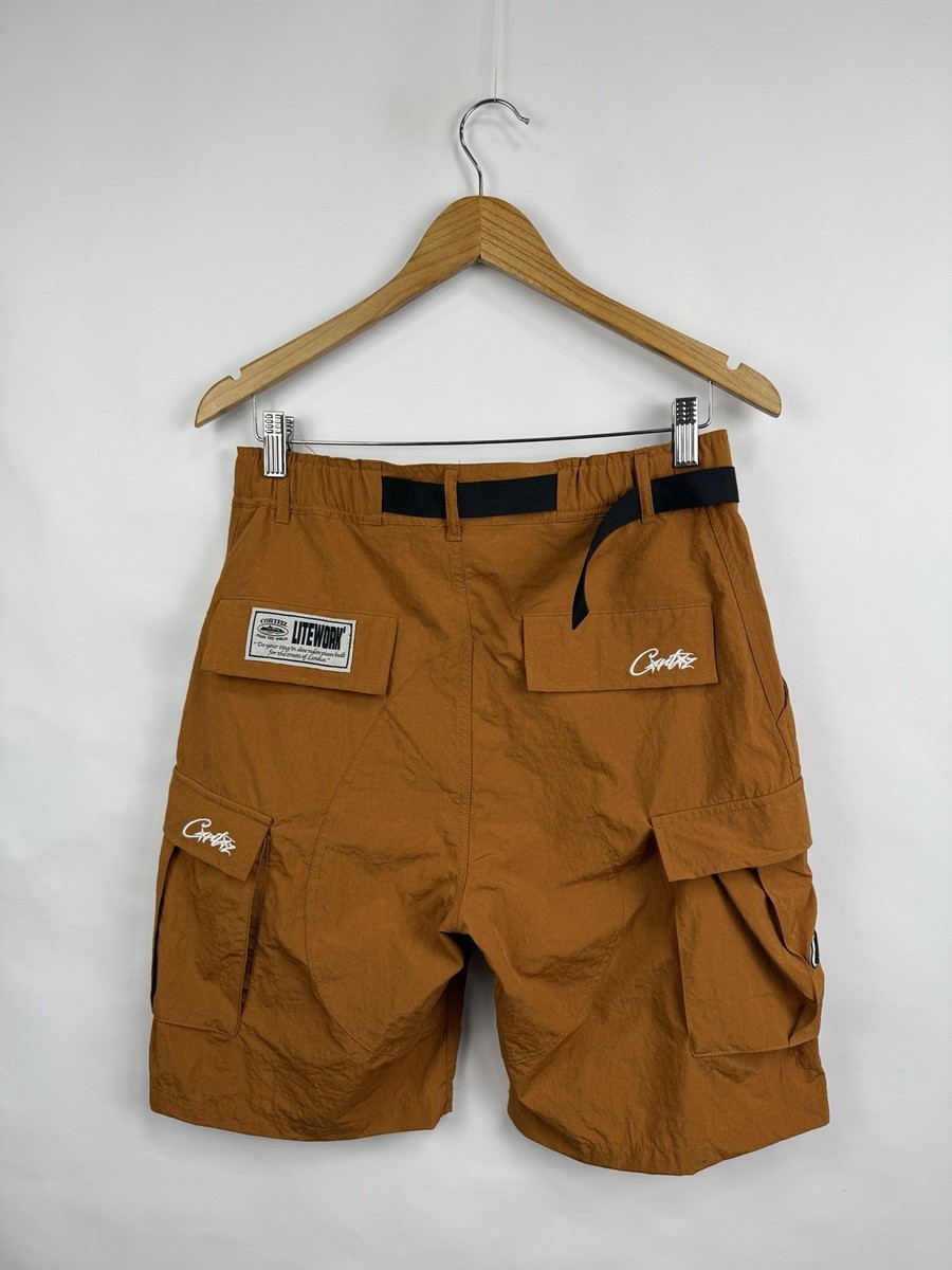 🇺🇸 Y2K Corteiz Alcatraz Cargo Shorts Multipocket Rare Size M