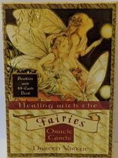 Healing With The Fairies Oracle Cards: Complete 44 Cards Doreen Virtue PhD. Used