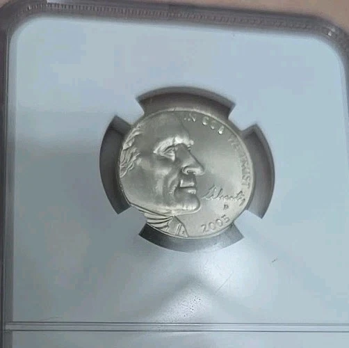 2005 P NGC MS 66 Bison Jefferson Nickel Uncirculated Certified Coin 5c - Image 4 of 4