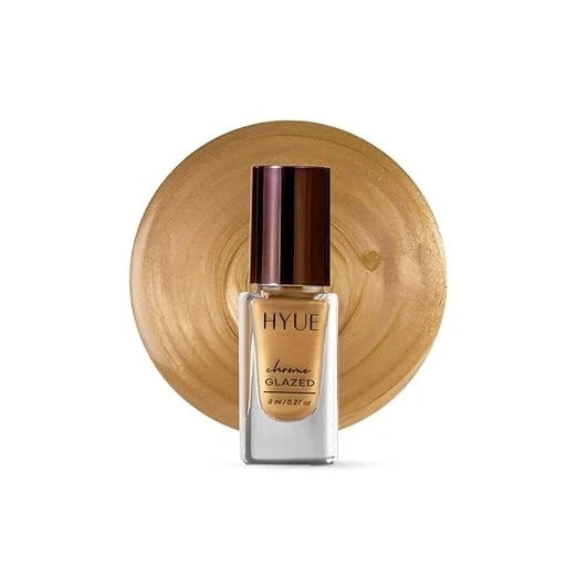 HYUE Chrome Glazed Nail Polish - 7 Shades | Gold Refill | 8ml | Two Tone | ...