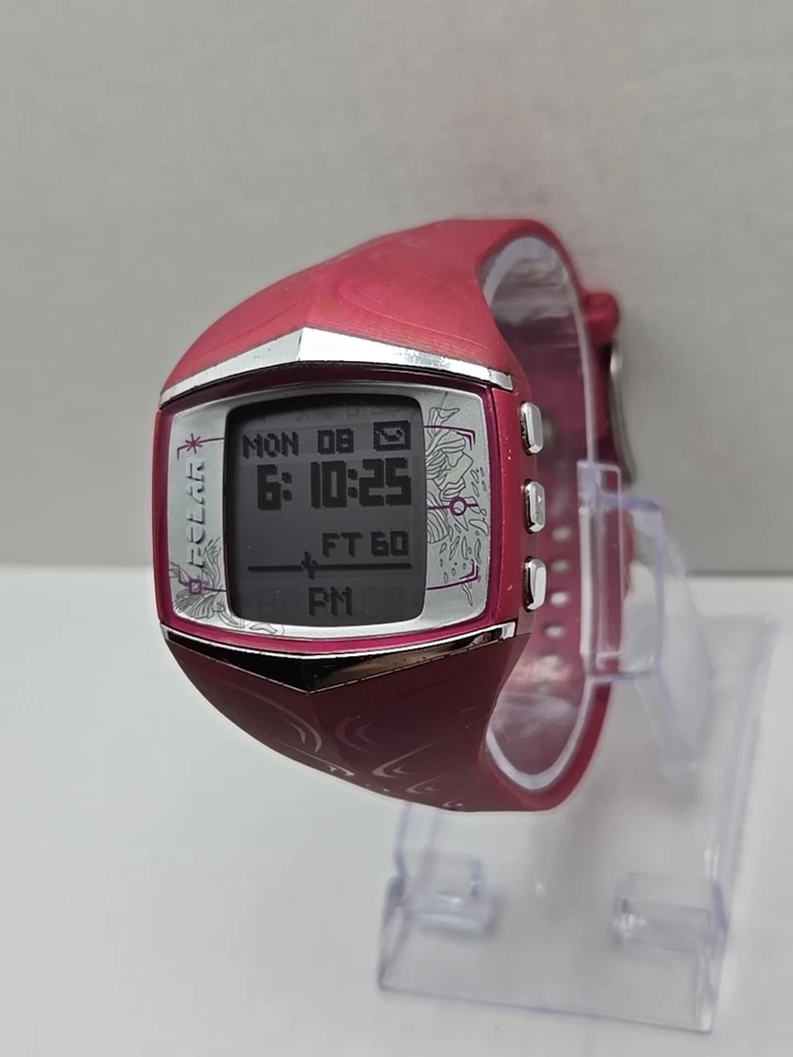 Polar FT60 Activity Tracker Watch Only Pink Tested New Battery 30M WR *READ - Image 2 of 4