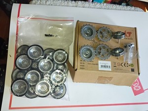TAIGEN 1/16 PANTHER G METAL ROAD WHEELS DRIVE SPROCKET AND IDERS Never used