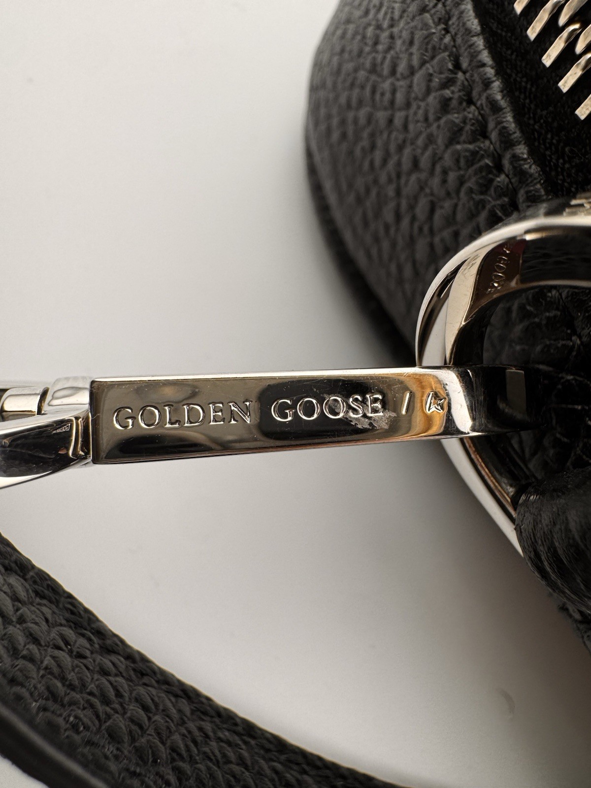 Golden Goose Pink Black Python Star Shoulder Bag … - image 7