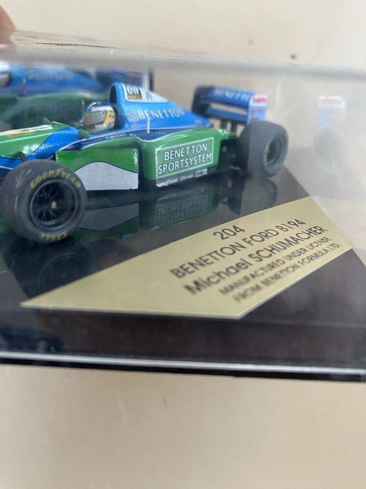 Onyx 5014Benetton Ford B193B MICHEAL SCHUMACHER AUTO DI PROVA 1994 con scatola - Immagine 4 di 4