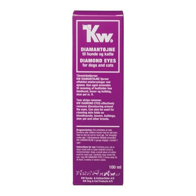 KW Diamond Eyes, 100ml - entfernt Tränenstreifen bei Hunden und Katzen