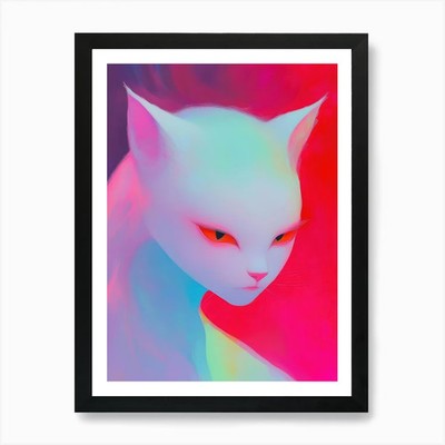 Kitty Cat 29 Art Print Framed Wall Art Poster Canvas Print Picture