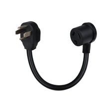 2FT Dryer Adapter 3 Prong To 4 Prong 30 Amp 250V NEMA 10-30R To 14-30P Plug