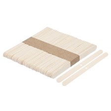 50pcs Wood Craft Sticks, 4.5 Inch Ice Cream Sticks Brown