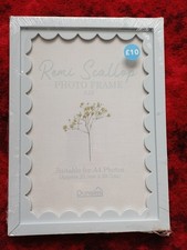 Dunelm Remi Scallop Photo Frame Air For A4 Photo Has Got Small Imperfections