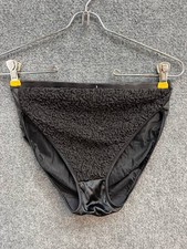 Vintage Maidenform Magic Moment Black Brief Panties Size 7 Large USA