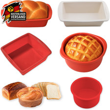 Silikon Backform Set für Gebäck Brot Antihaft wiederverwendbar 5 Stück