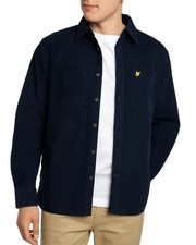 Image of Lyle & Scott Corduroy Shirt Dark Navy