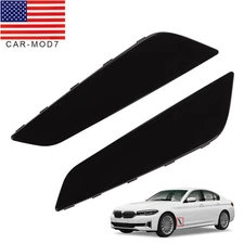 Fender Duct Trim Gloss Black Left & Right Side For 2017-2023 BMW G30 5 Series