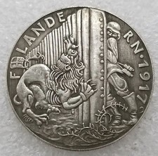 Satirical Coin "Siegespreis" or "Prize of Victory" medal, created in 1917