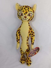 Peluche DreamWorks Madagascar 3 Gia Jaguar 17" nuovo con etichette fabbrica giocattolo raro